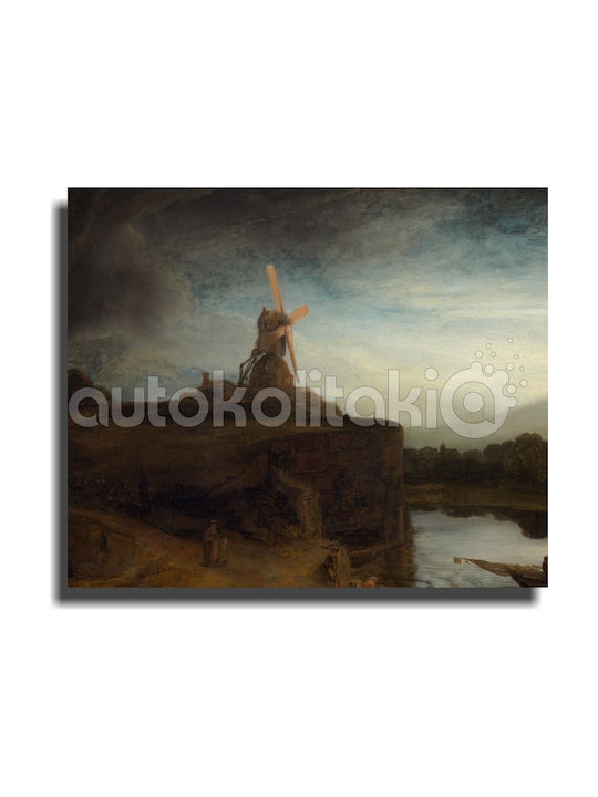 Painting Replica Mill Rembrandt 90cm X 75cm
