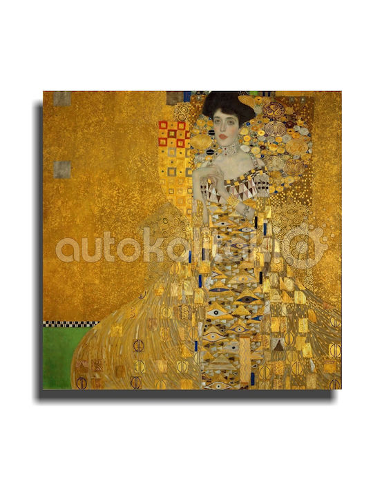 Πίνακας Αντίγραφο Τυπωμένο Καμβά Portrait Adele Bloch-bauer Gustav Klimt 40cm X 40cm Χωρίς Τελάρο