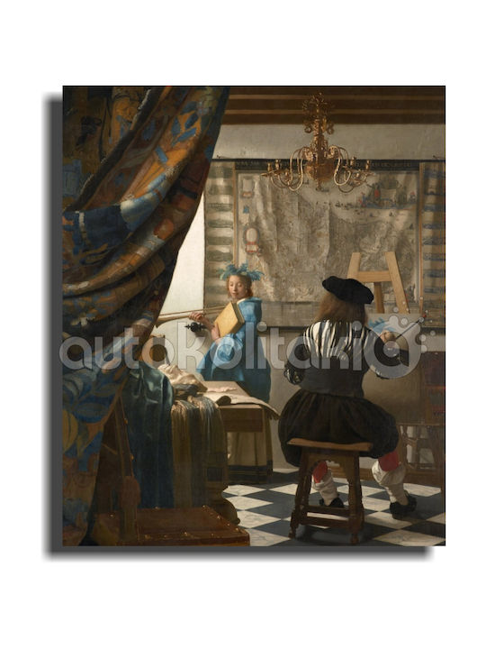 Reproducere Pictură Artă Johannes Vermeer 37cm X 45cm