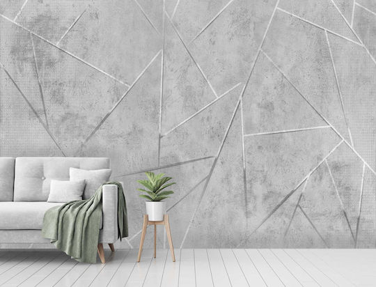 Fototapet 3D pentru Cameră Linii de Beton Living 148x220