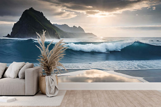 Zeitgenössisches Wandbild Wohnzimmer Strand Ozeanblick 260x390