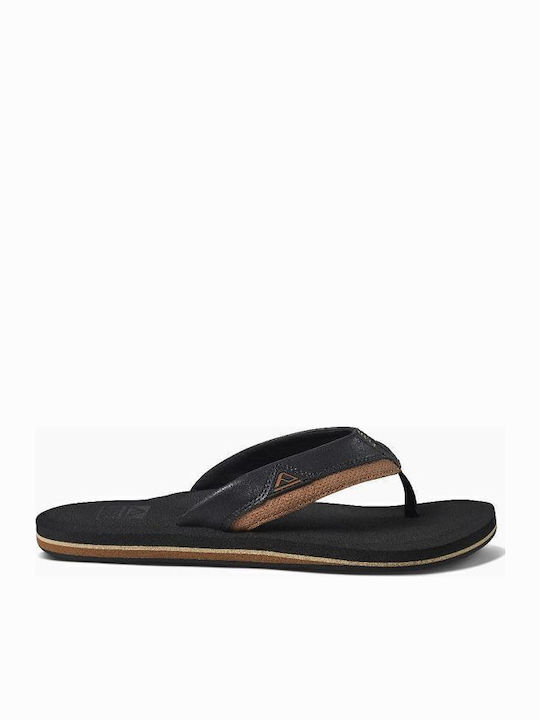 Cushion Dawn Ανδρικά Flip Flops Ανατομικά Μαύρα