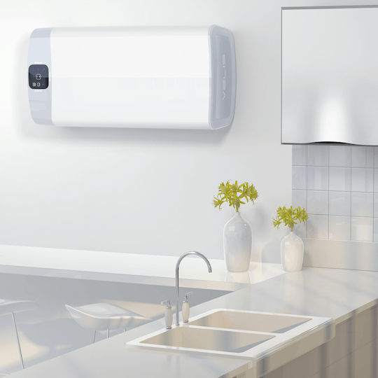 Ariston Velis Θερμοσίφωνας 80lt Glass 1.5kW με Wi-Fi