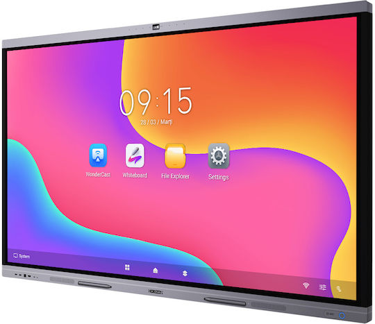 Horizon-Europe Public Display 75" LED 4K UHD