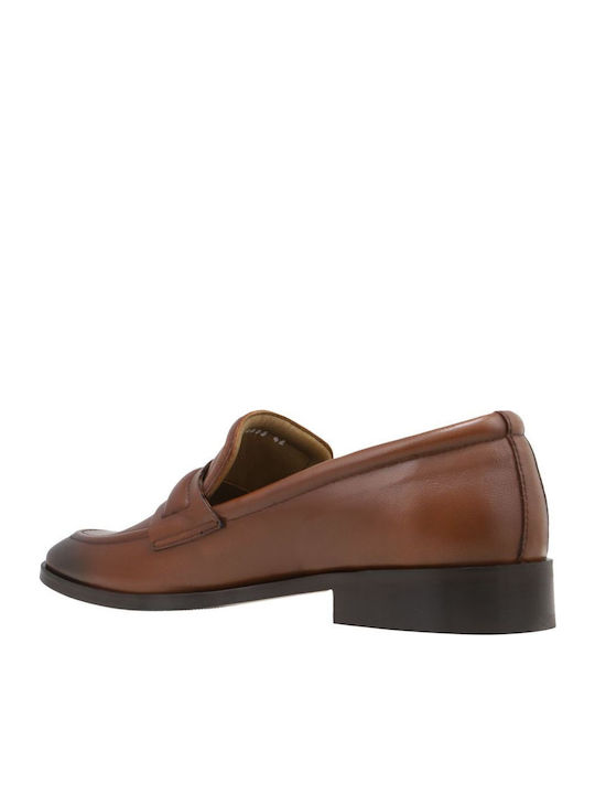 Gregory Men's Leather Loafers Tabac Brown