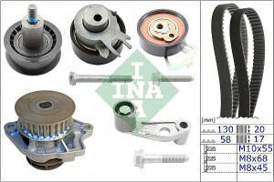Distribuție Set Cureaua Tensionator Pompă de Apă Ina Audi A2 Seat Altea Arosa Cordoba Ibiza Ii-iv 1.4/1.4lpg 04.96-05.15