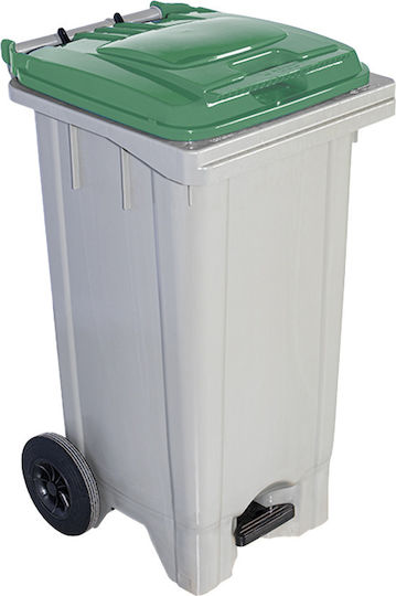 Green City International Plastic Waste Bin 120lt Gray