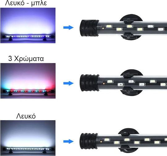 Led лампа за Аквариумно Осветление с Бял Светлина
