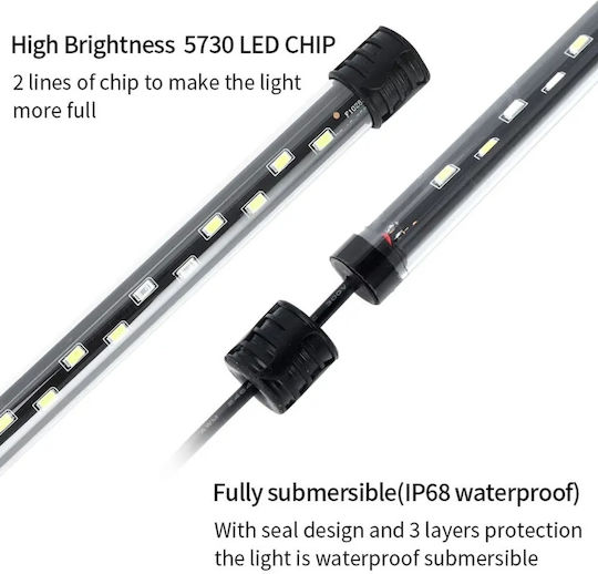 Led-Lampe für Aquariumbeleuchtung mit Weiß Licht