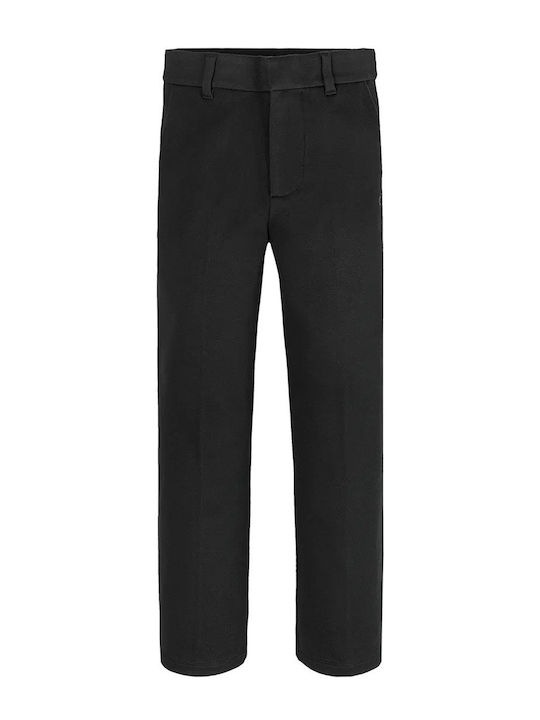 Calvin Klein Παιδικό Παντελόνι Chino Υφασμάτινο Μαύρο