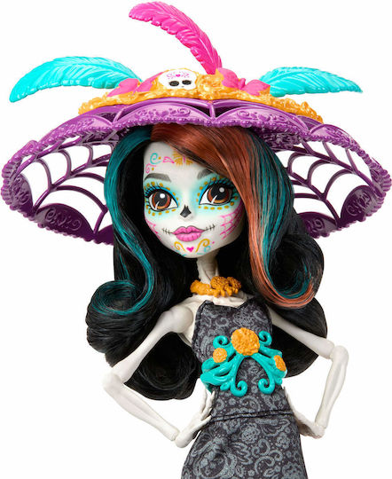 Mattel Howliday Skelita Calaveras Dia De Muertos Collectible Doll for 4+ years old+ Years