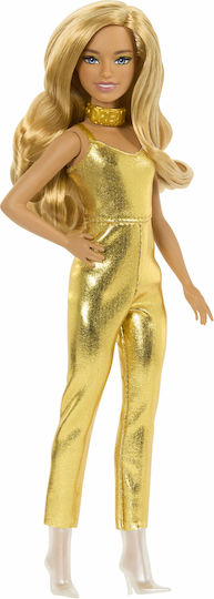 Barbie Fashionistas Doll Fashionistas 222, with Gold Jumpsuit and Blonde Hair for 3+ years+ Years