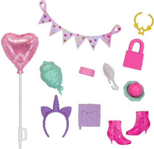 Barbie Ρούχα για Κούκλες Pink Heart Balloon για 3+ Ετών