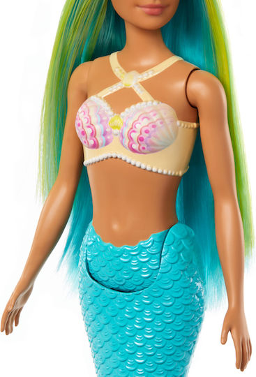 Barbie Light Blue Mermaid Tail and Tiara Doll Dreamtopia Blue Tail for 3+ years+ Years 30cm