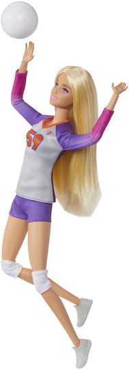 Barbie You Can Be Anything Doll Made To Move Volleyball Player for 3+ years+ Years 30cm