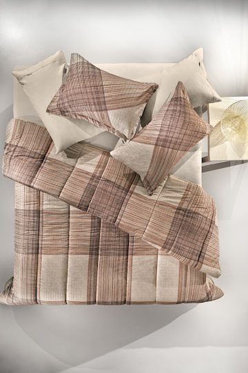 Guy Laroche Großes Doppelbett 225x245 Pueblo Braun