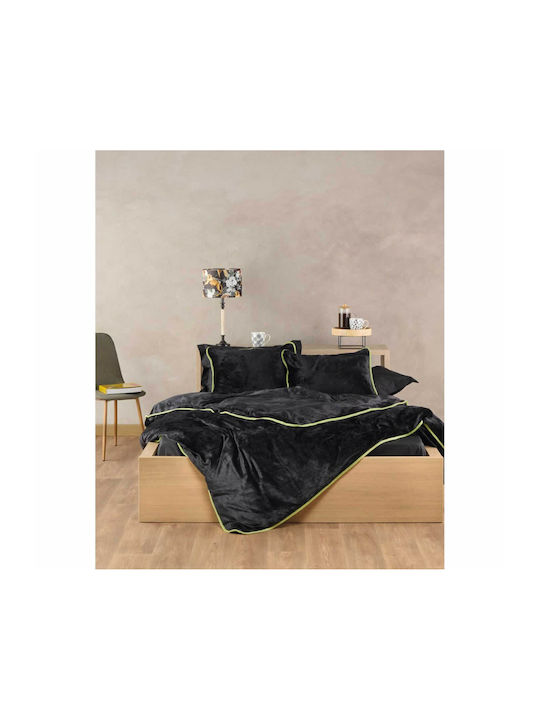 Kentia Husă de plapumă King size 260x240 Ivanna 30 Black