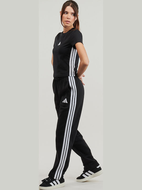 Essentials 3-Stripes Jogginghose Schwarz