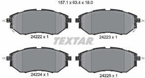 Textar Disc Brake Beläge Set