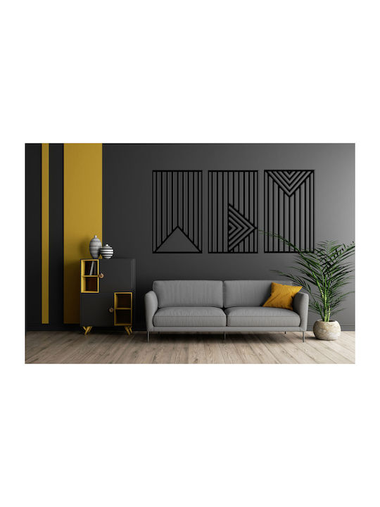 3D Wanddekoration Bild Küche Esszimmer Durchbrochene Linien Panel 95x185
