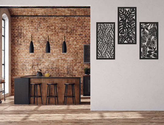 Living Room Wall Decoration 3D Picture Bedroom Open Panel Monstera 58x90