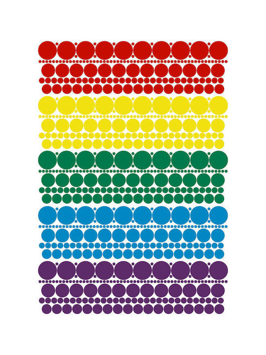 Decowalls Kinder Wandsticker Wand 740Stück