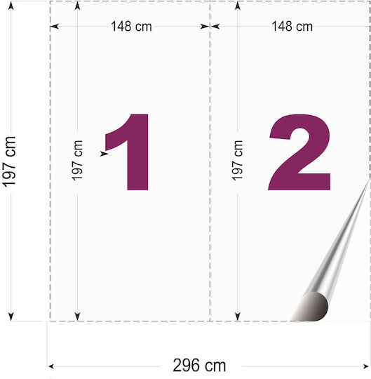 Decowalls Tapet pentru copii L197xA296buc