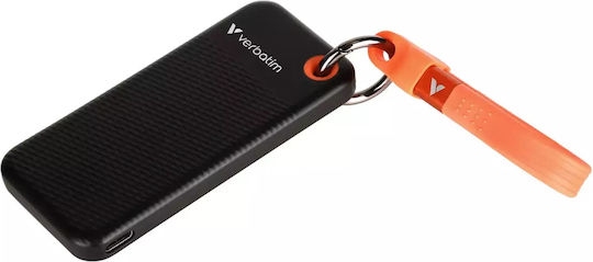 Verbatim Pocket USB 3.2 / USB-C External M.2 SSD 2TB Black/Orange