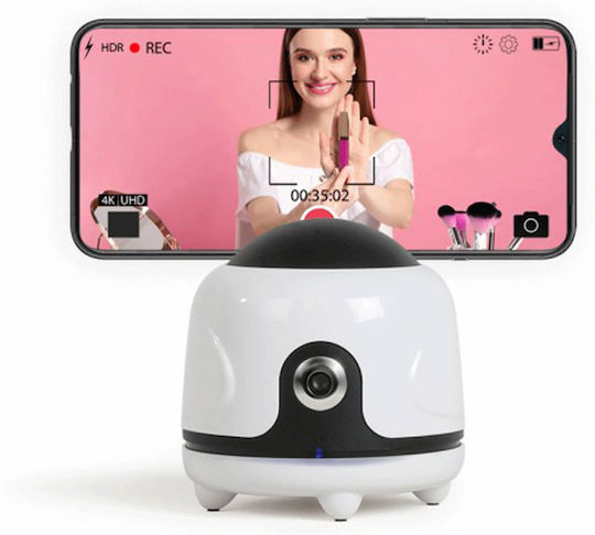 Livoo Automatic Smart Tracker 360° Tea278 Βάση Κινητού Με Ανιχνευτή Κίνησης σε Λευκό χρώμα