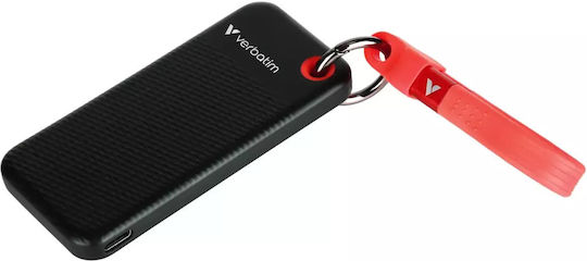 Verbatim Pocket USB 3.2 / USB-C External M.2 SSD 2TB Black/Red