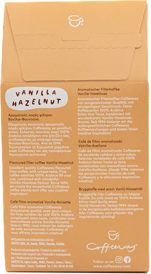 Coffeeway Filterkaffee Single Origin Arabica Vanille & Haselnuss Gemahlen 200gr