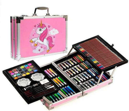 Unicorn Painting Set in Case 34.5x23.5cm 145pcs