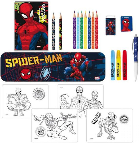 Spiderman Set de Colorat 25buc