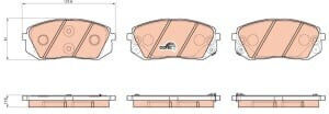 Trw Moto Disc Brake Pad Set