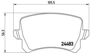 Спирачни накладки Brembo Tuning