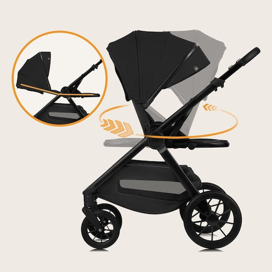 Lionelo Layla Adjustable 2 in 1 Baby Stroller Suitable for Newborn Green Forest