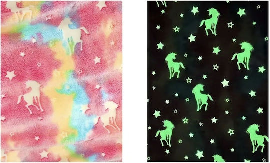 Blanket Fleece Glowing Pink 200x150cm