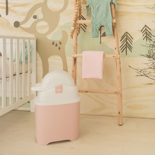 Diaper Champ One Κάδος Απόρριψης Πανών Ροζ