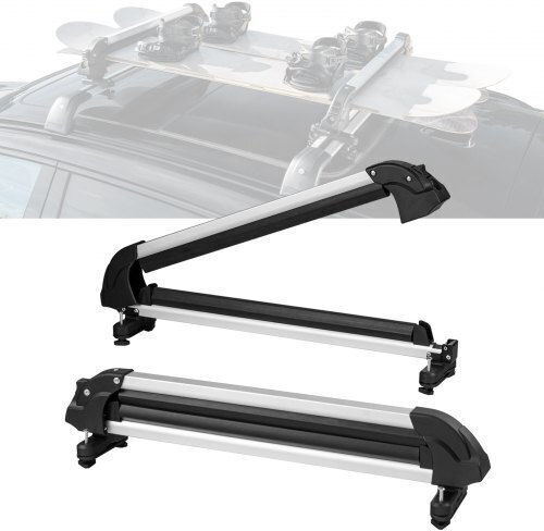 Vevor Car Ski Mounts Suitable for 2 Ski Pairs & 1 Snowboard
