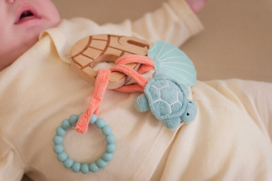 Baby to Love Wooden Rattle Οcean for 0++ Months