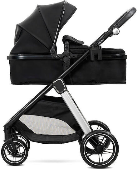 Lorelli Aspen Adjustable 3 in 1 Baby Stroller Suitable for Newborn Black