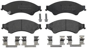 Brembo Front Brake Pads Set Ford Ranger 2.0d-3.2d 04.11 Height 68mm Width 194mm Thickness 16mm Wear Sensor Yes Caliper Bolts