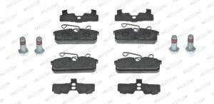 Rear Disc Brake Pad Set Renault Twizy Electric 04.12 Ferodo Height 26.7mm Width 62.6mm Thickness 9.1mm