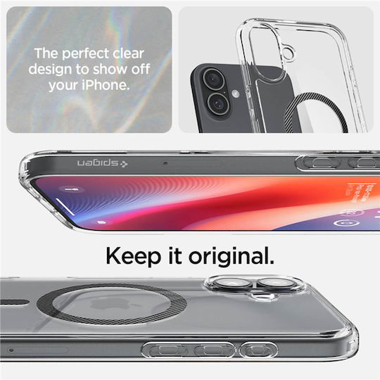 Spigen Ultra Hybrid Back Cover Plastic Transparent (iPhone 16 Plus)