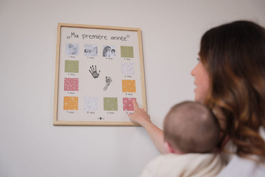 Petit Artichaut Ramă Suvenir pentru Bebeluși din Lemn
