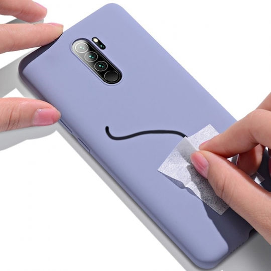 Sonique Liquid Back Cover Silicone Light Violet (OnePlus 8 Pro)