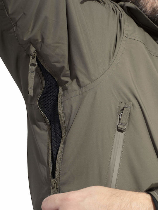 Pentagon Hoplite Αντιανεμικό Κυνηγετικό Μπουφάν Fleece Μαύρο