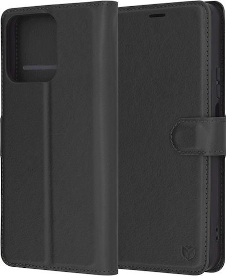 Techsuit Folio Back Cover Leather Black (Honor 200)