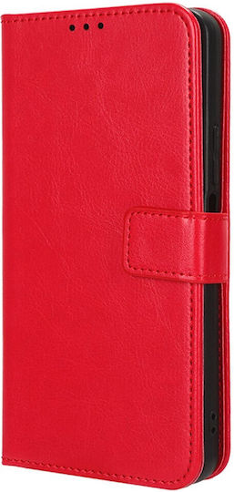 Wallet Δερματίνης Κόκκινο (Motorola Edge 50 Fusion)