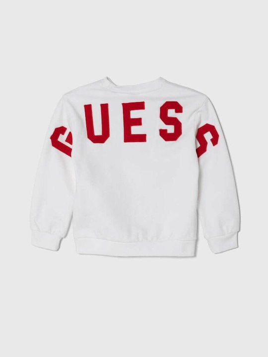 Guess Kids Sweatshirt with Hood White